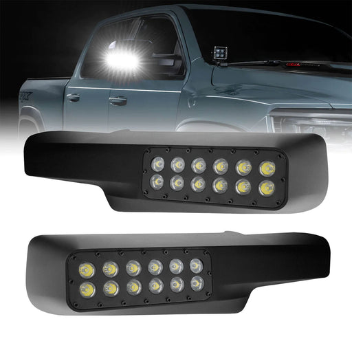 ORACLE LED Off-Road Side Mirror Ditch Lights, 6000K, RAM TOW 1500/2500/3500 (2010-2022)