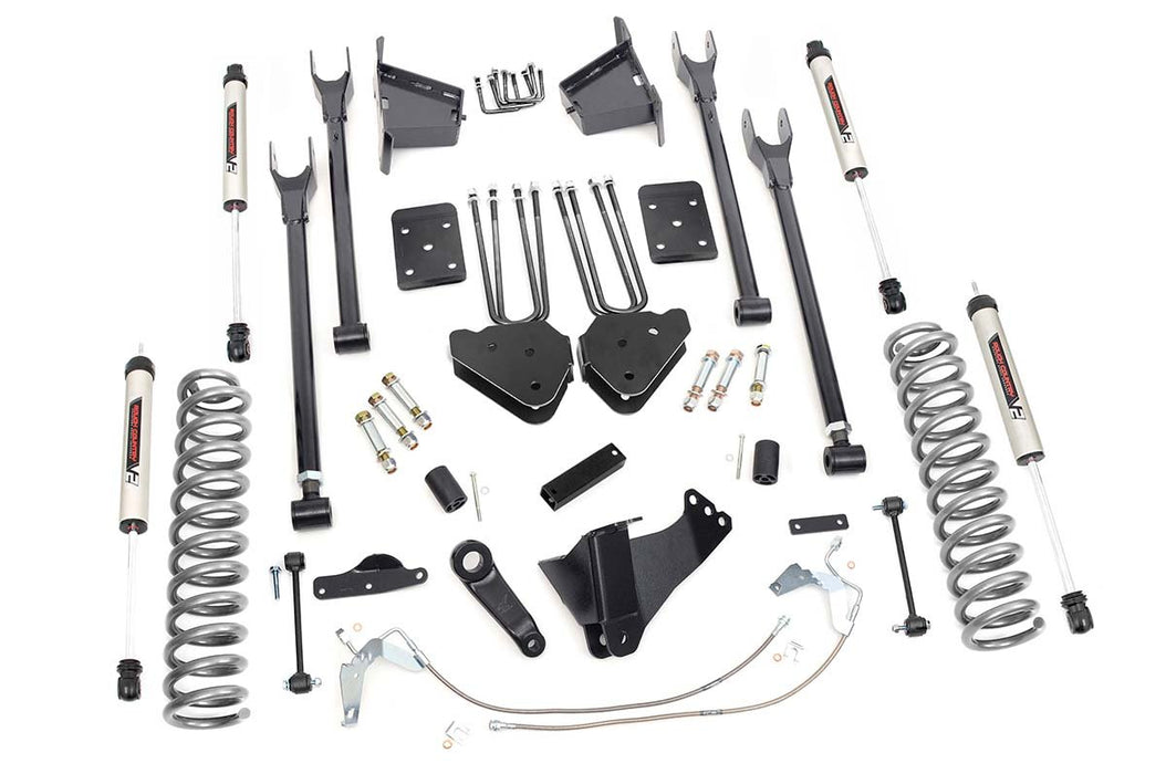 Rough Country 8 Inch Lift Kit - 4 Link - V2 | Ford F-250/F-350 Super Duty 4WD (2008-2010)