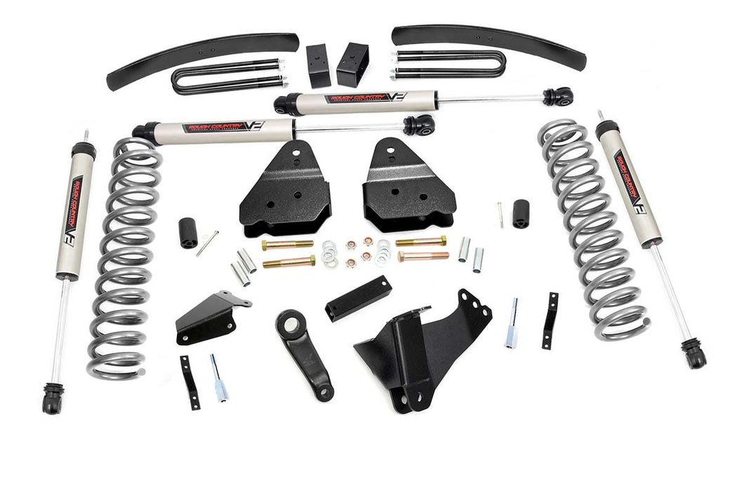 Rough Country 6 Inch Lift Kit - Diesel - V2 | Ford F-250/F-350 Super Duty 4WD (2005-2007)