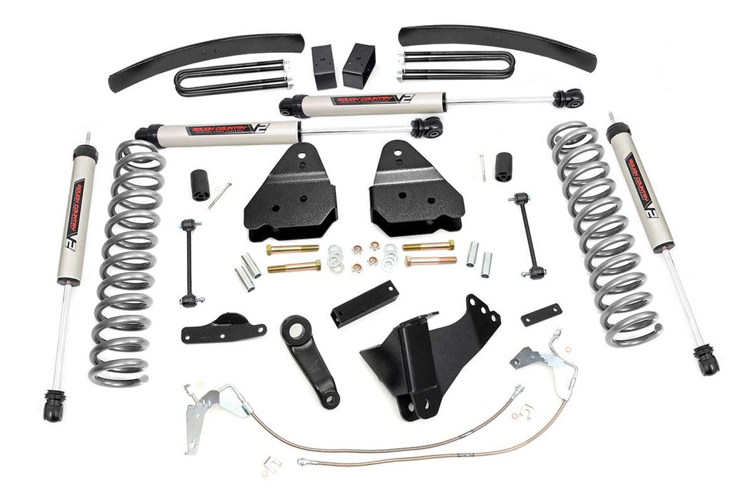 Rough Country 6 Inch Lift Kit - Gas - V2 | Ford F-250/F-350 Super Duty 4WD (2008-2010)