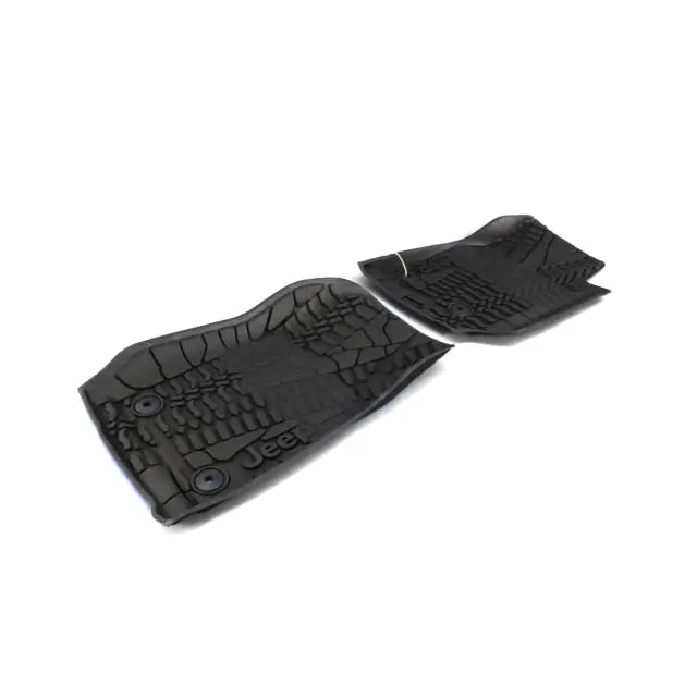 All-Weather Floor Mats, Front Row, Set of 2, Black