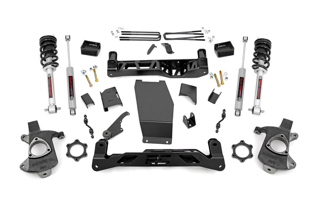 Rough Country 5 Inch Lift Kit - Cast Steel - N3 Struts | Chevy/GMC 1500 (14-18 &amp; Classic)