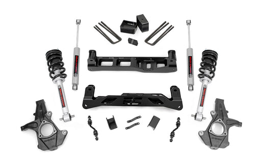 Rough Country 5 Inch Lift Kit, Alu/Stamp Steel, N3 Struts, Chevy/GMC 1500 (2014-2018 & Classic)