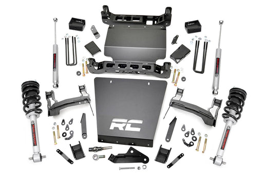 Rough Country 5 Inch Lift Kit, Bracket, N3 Struts, Chevy/GMC 1500 (2014-2018 & Classic)