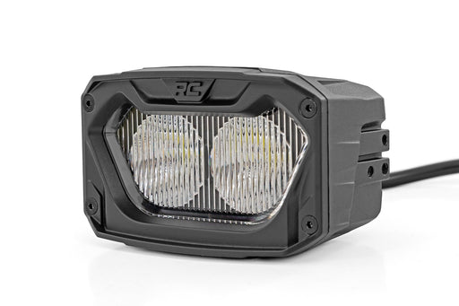 Rough Country 5 Inch Light Pods, White/Amber DRL, Flood, Pair, view 2