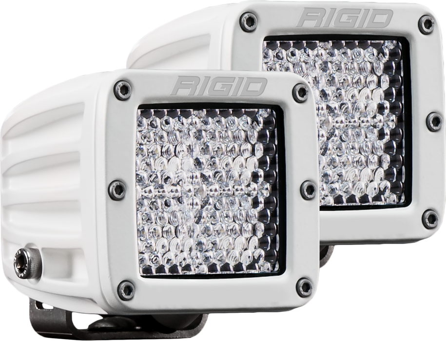 RIGID D-Series PRO Diffused Pods White Pair