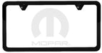 License Plate Frame, Black Stainless Steel, Slimline