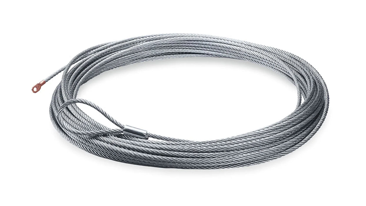 WARN Replacement Steel Winch Rope, 7/16 in x 90 ft