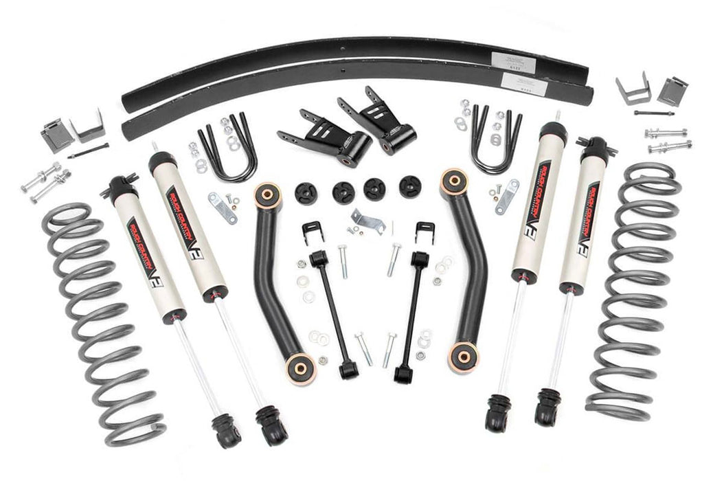 Rough Country 4.5 Inch Lift Kit - V2 - Rear AAL | Jeep Cherokee XJ 2WD/4WD (1984-2001)