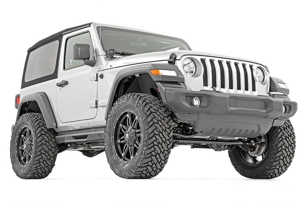 Rough Country 3.5 Inch Lift Kit - Adj Lower - FR D/S - M1 | Jeep Wrangler JL 4WD (24-26)