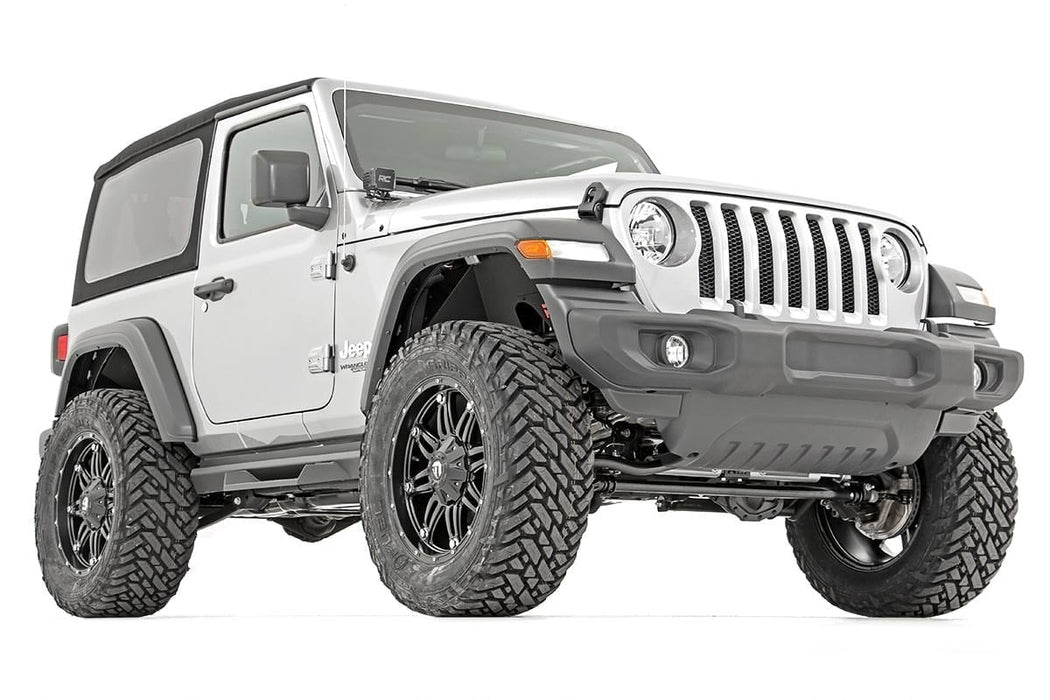 Rough Country 3.5 Inch Lift Kit - Adj LCA - FR D/S - M1R | Jeep Wrangler JL 4WD (2024-2025)