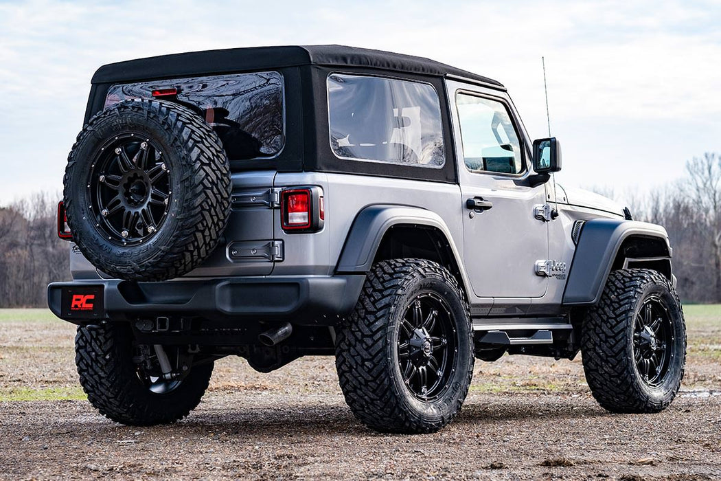 Rough Country 3.5 Inch Lift Kit, Adj Lower, FR D/S, M1R, Jeep Wrangler JL 4WD (2018-2023), view 3