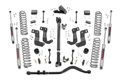 Rough Country 3.5 Inch Lift Kit, C/A Drop, FR D/S, Jeep Wrangler JL 4WD (2018-2023)