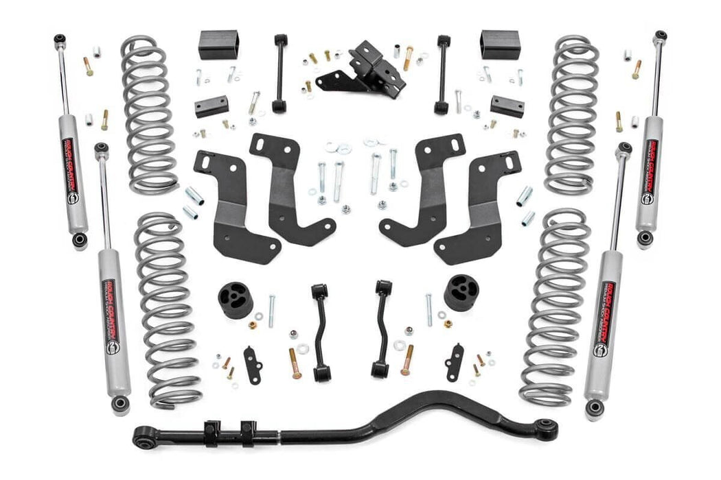 Rough Country 3.5 Inch Lift Kit - C/A Drop - 2-Door | Jeep Wrangler JL 4WD (2018-2023)