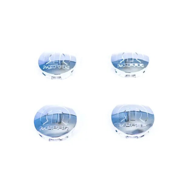 Wheel Center Caps, Set of 4, Mopar Logo, 63 mm