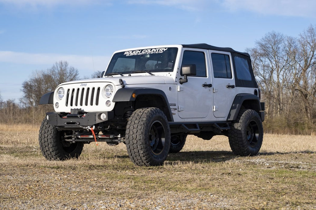 Rough Country 3.25 Inch Lift Kit - V2 | Jeep Wrangler Unlimited 2WD/4WD (2007-2018)