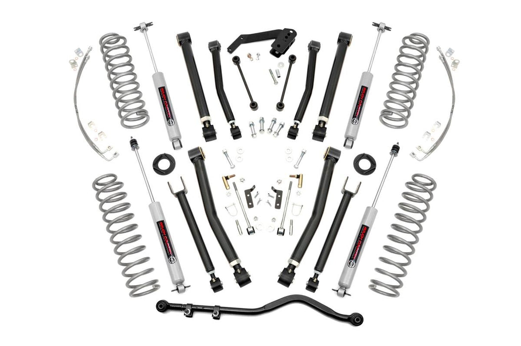 Rough Country 4 Inch Lift Kit - X-Series | Jeep Wrangler Unlimited 2WD/4WD (2007-2018)