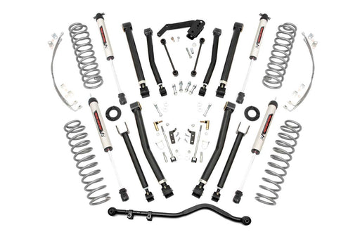 Rough Country 4 Inch Lift Kit, X-Series, V2, Jeep Wrangler Unlimited 2WD/4WD (2007-2018)