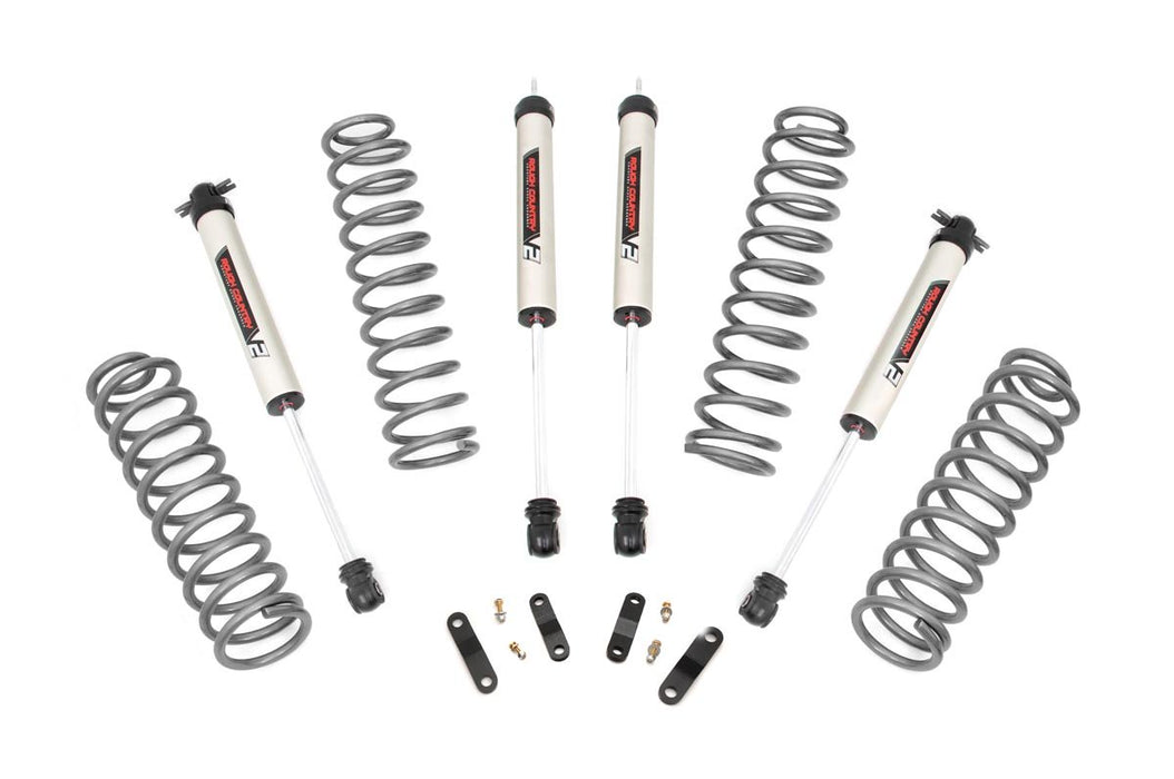 Rough Country 2.5 Inch Lift Kit - Coils - V2 | Jeep Wrangler Unlimited 2WD/4WD (2007-2018)