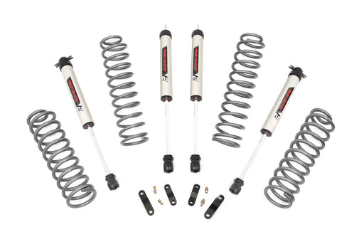 Rough Country 2.5 Inch Lift Kit, Coils, V2, Jeep Wrangler Unlimited 2WD/4WD (2007-2018)
