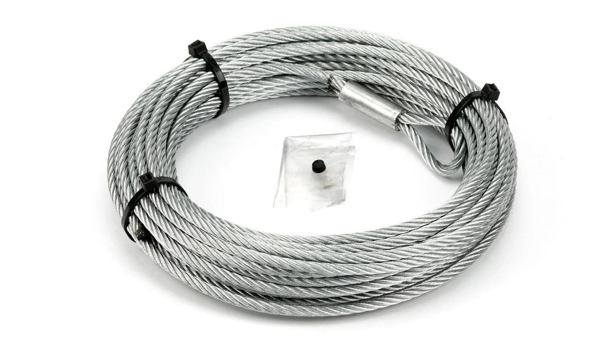 WARN Replacement Steel Winch Rope, 55 ft x 7/32 in