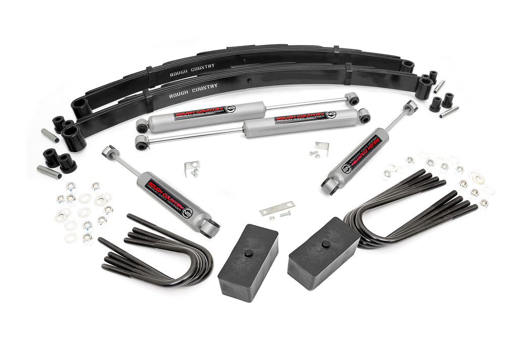 Rough Country 2 Inch Lift Kit - Rear Blocks | Chevy/GMC 3/4-Ton Suburban 4WD (1988-1991)