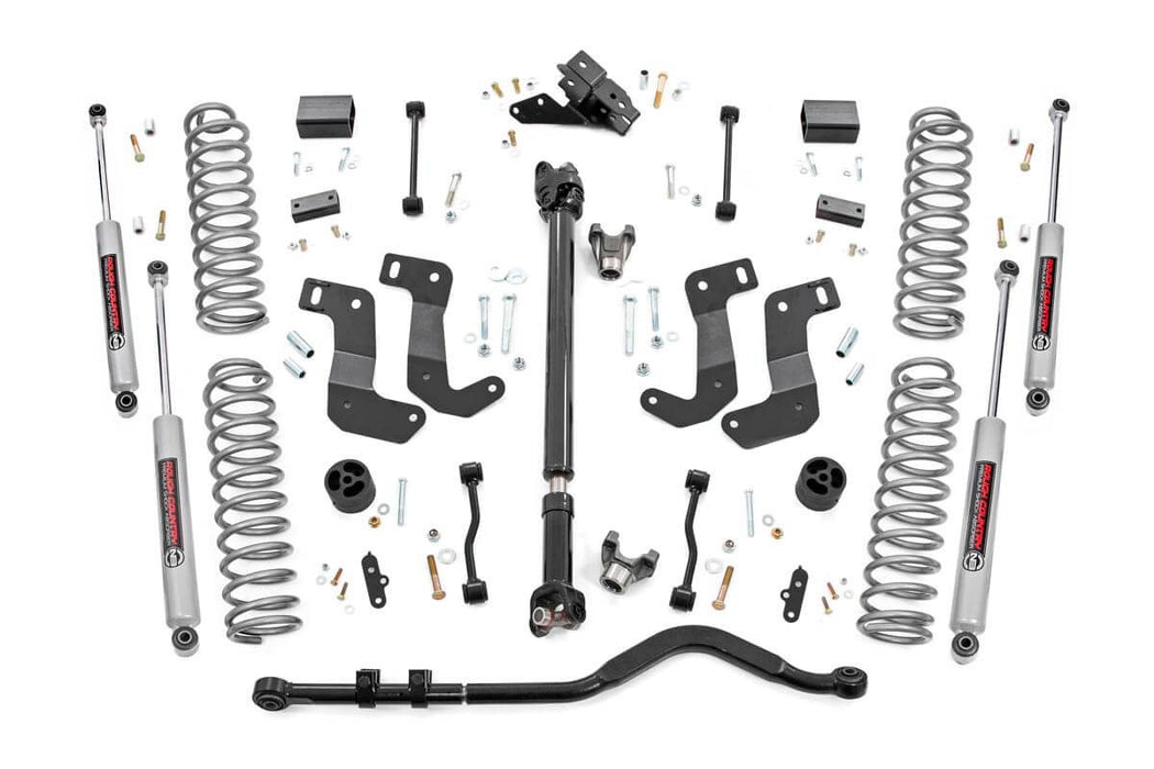 Rough Country 3.5 Inch Lift Kit - C/A Drop - Front D/S | Jeep Wrangler JL Rubicon (18-23)