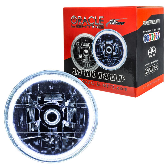 ORACLE Pre-Installed Lights 5.75 IN. Sealed Beam, White Halo