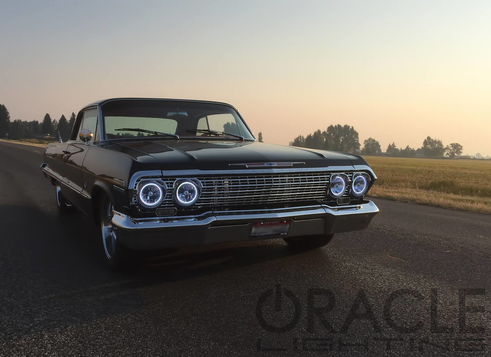 ORACLE Pre-Installed Lights 5.75 IN. Sealed Beam, White Halo, view 8