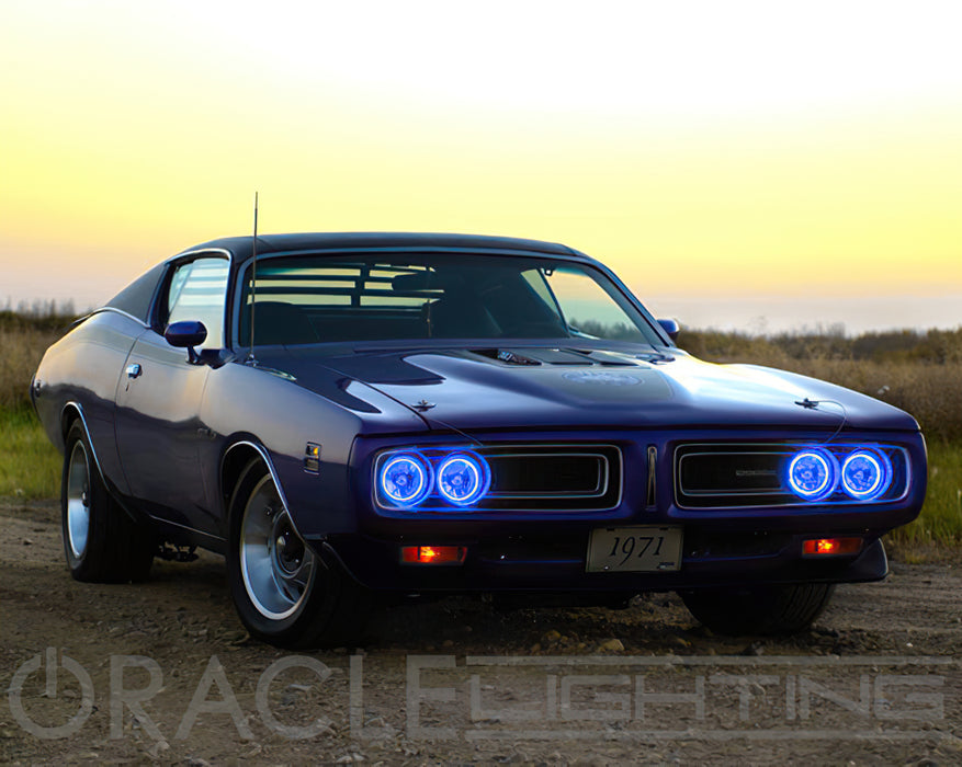 ORACLE Pre-Installed Lights 5.75 IN. Sealed Beam, Blue Halo, view 8