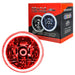 ORACLE Pre-Installed Lights 5.75 IN. Sealed Beam, Red Halo