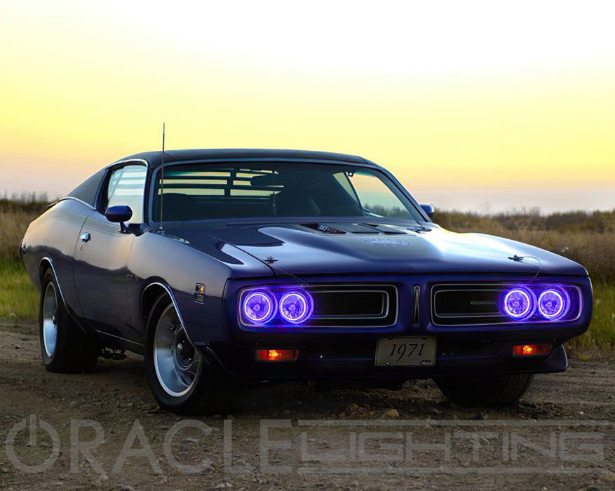 ORACLE Pre-Installed Lights 5.75 IN. Sealed Beam, UV/Purple Halo, view 6