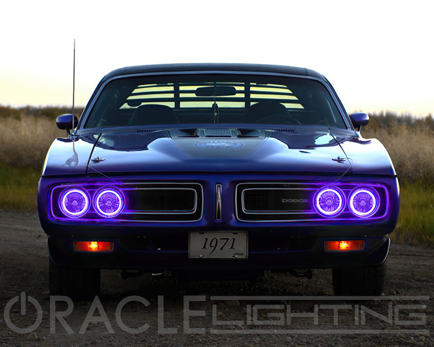 ORACLE Pre-Installed Lights 5.75 IN. Sealed Beam, UV/Purple Halo, view 7