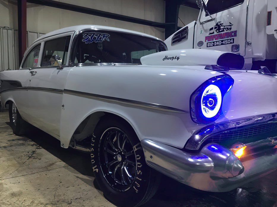 ORACLE Pre-Installed Lights 7 IN. Sealed Beam, Blue Halo, view 5