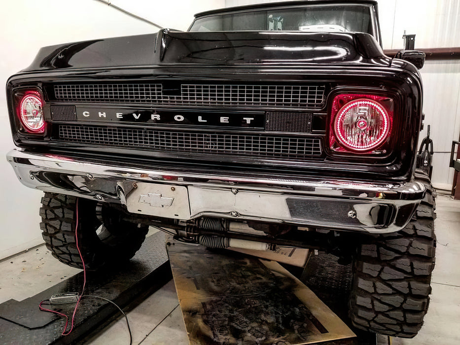 ORACLE Pre-Installed Lights 7 IN. Sealed Beam, ColorSHIFT® Halo, view 2