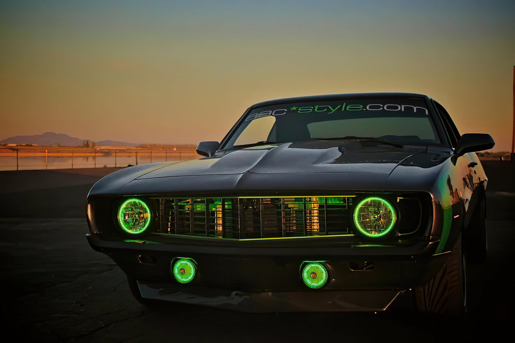 ORACLE Pre-Installed Lights 7 IN. Sealed Beam, ColorSHIFT® Halo, view 6