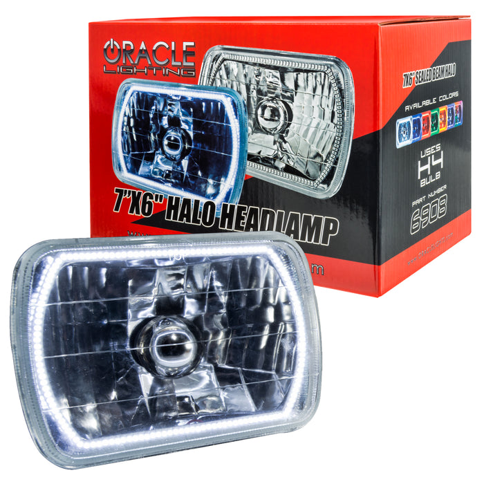 ORACLE Pre-Installed Lights 7x6 IN. Sealed Beam, White Halo
