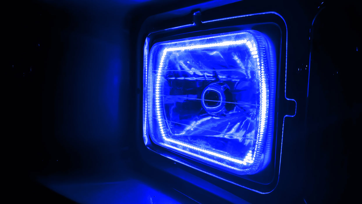 ORACLE Pre-Installed Lights 7x6 IN. Sealed Beam, Blue Halo, view 4