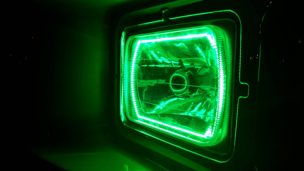 ORACLE Pre-Installed Lights 7x6 IN. Sealed Beam, Red Halo, view 4