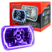 ORACLE Pre-Installed Lights 7x6 IN. Sealed Beam, UV/Purple Halo