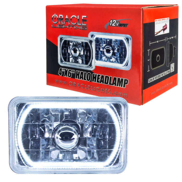 ORACLE Pre-Installed Lights 4x6 IN. Sealed Beam, White Halo