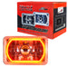 ORACLE Pre-Installed Lights 4x6 IN. Sealed Beam, Amber Halo