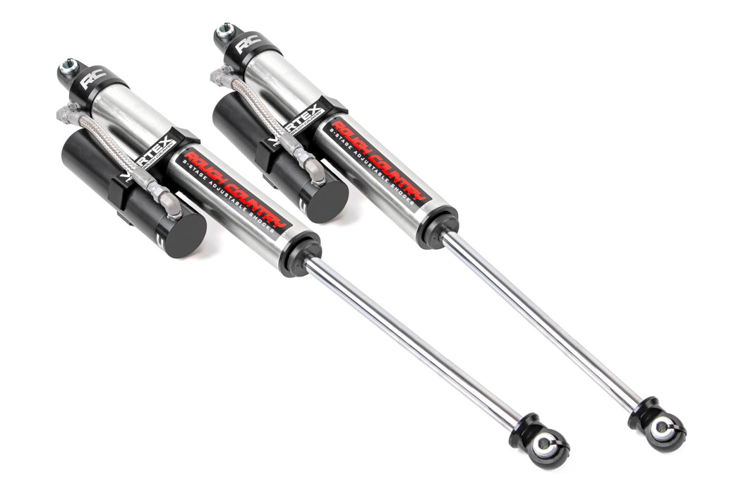 Rough Country Vertex 2.5 Adjustable Rear Shocks, 4-8", Ford F-250 Super Duty 4WD (2017-2025)