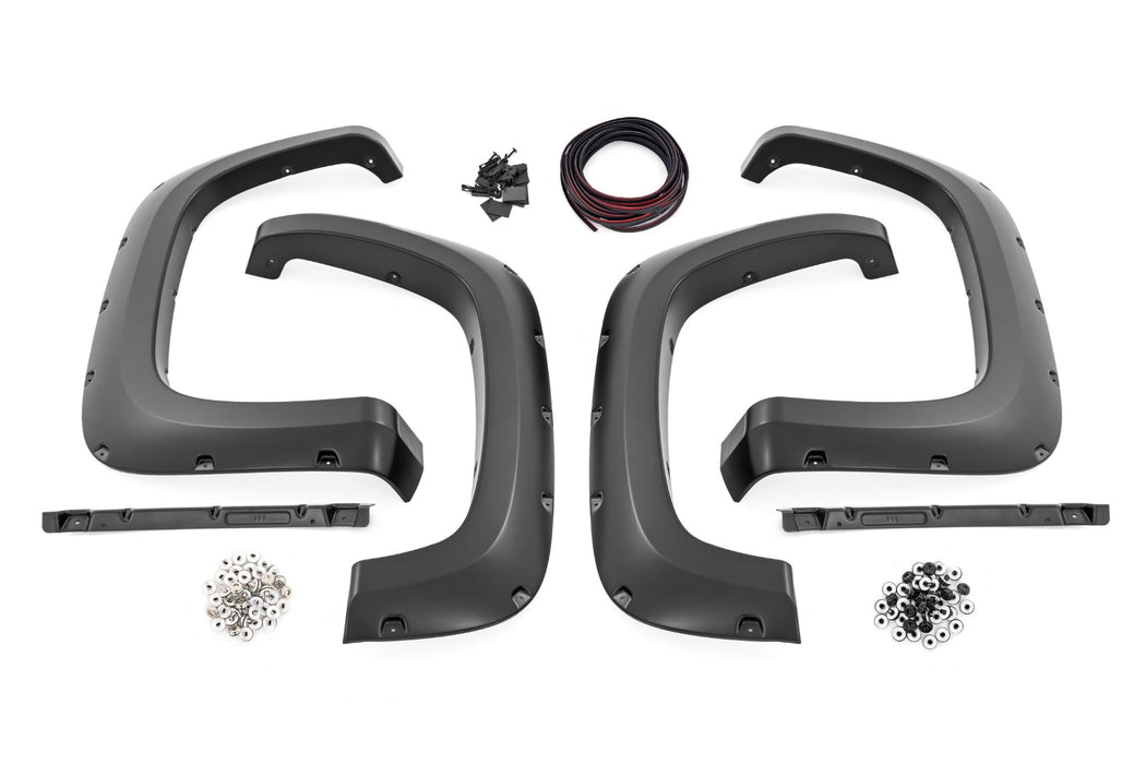 Rough Country Pocket Fender Flares - G42 White Sands | Chevy Silverado 2500 HD/3500 HD (20-26)