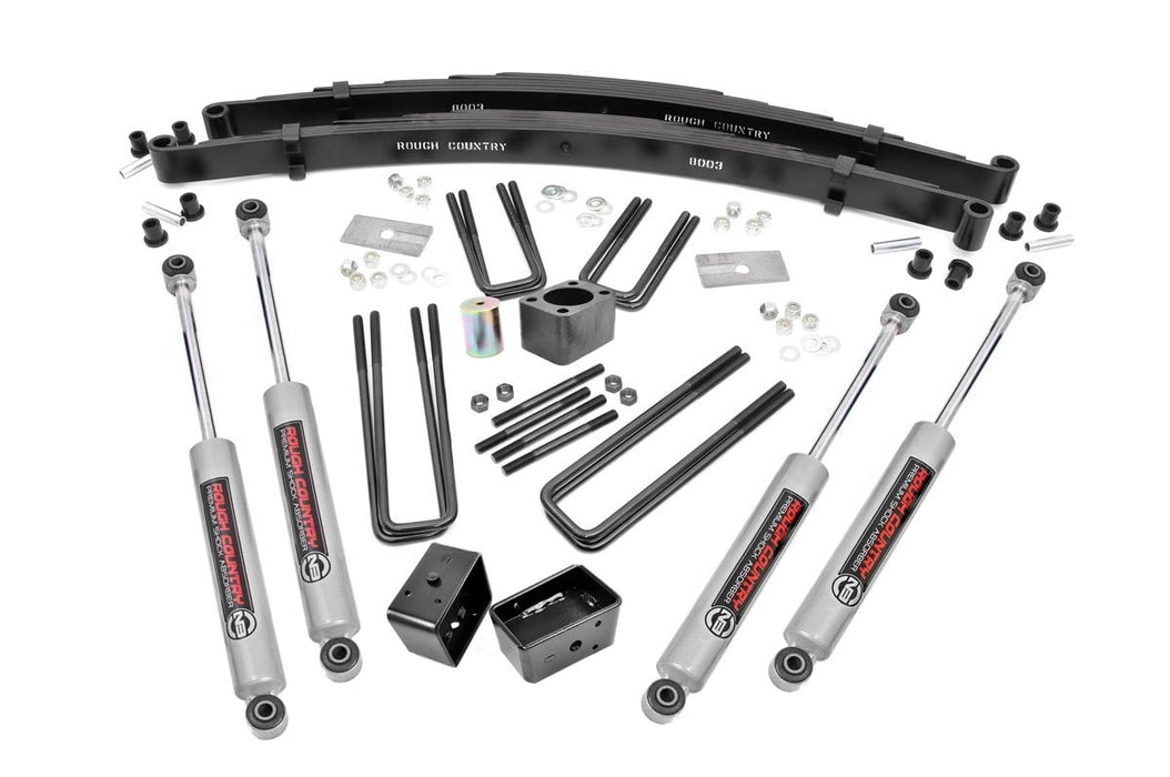Rough Country 4 Inch Lift Kit - Rear Blocks | Dodge W100 Truck/W200 Truck 4WD (1974-1977)