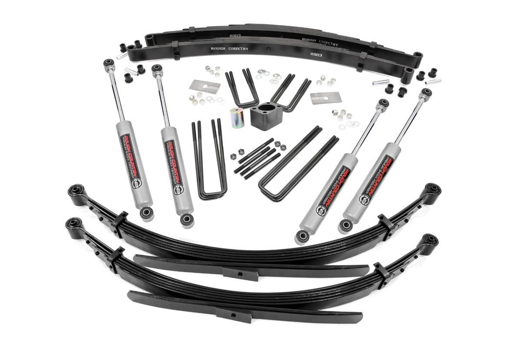 Rough Country 4 Inch Lift Kit - Rear Springs | Dodge W200 Truck/W300 Truck 4WD (1978-1980)