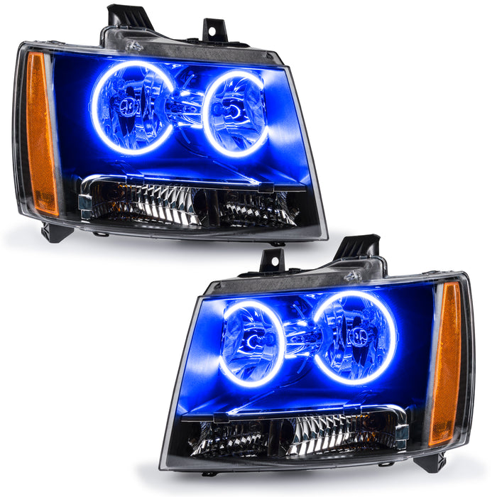 ORACLE 2007-2013 Chevrolet Avalanche Pre-Assembed LED Halo Headlights - Blue