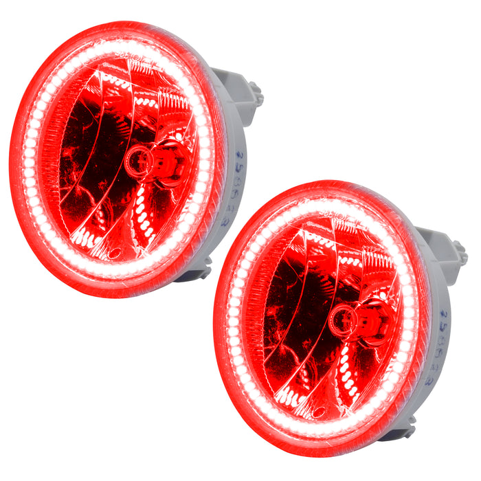 ORACLE 2007-2013 Chevrolet Avalanche Pre-Assembled Halo Fog Lights - (Non-Z71) - Red
