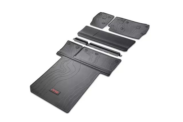 Jeep Wrangler 4-Door Molded Cargo Tray, Cloth Seats