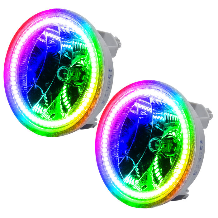 ORACLE 2007-2014 Chevrolet Suburban Pre-Assembled Halo Fog Lights - (with O Off-Road Pkg) - ColorSHIFT